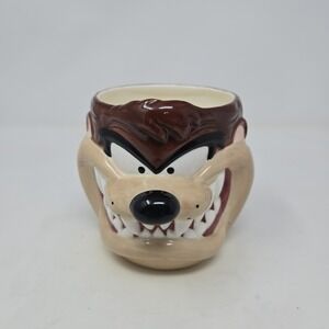 Vintage 1995 TAZ Tasmanian Devil Coffee Mug Applause Warner Bros Cup VTG 3D